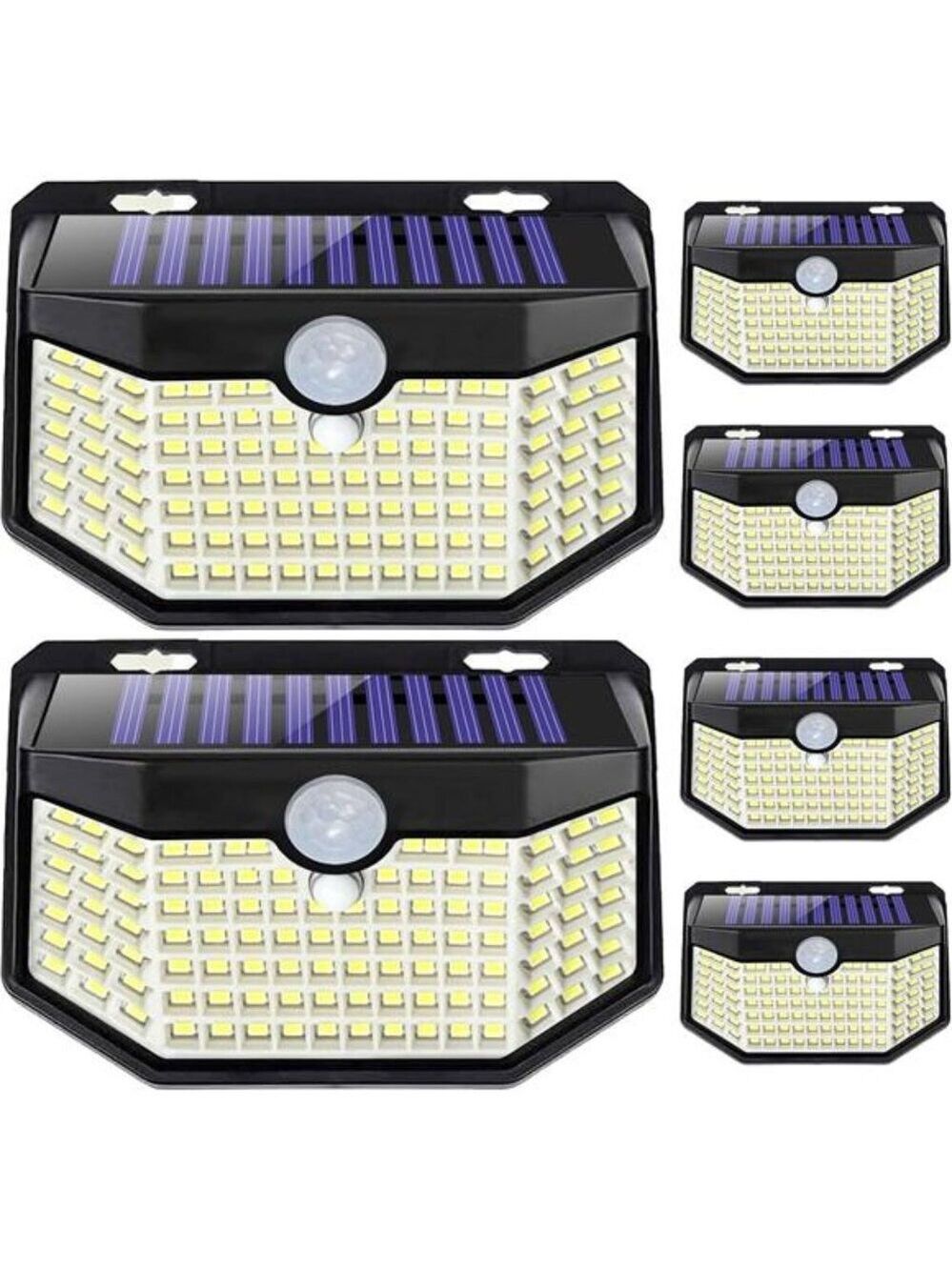 Outdoor Solar Lights Motion Sensor Waterproof Wall Light Garden Patio Yard 120 L